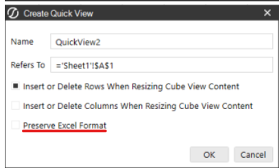 Preserve formatting in a Quick View | OneStream Community