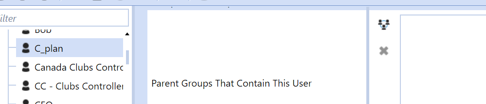 user does not belong to group